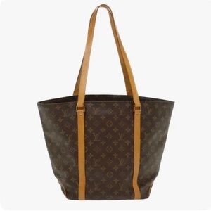 Authentic LOUIS VUITTON SAC Browns Shopping Tote